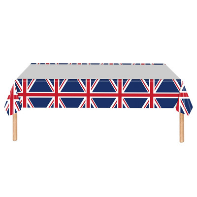 220x130cm stolnjak s zastavom Union Jacka Vodootporni pokrivač za stol s britanskom zastavom Britanski PE stolnjak s pokrivačem za stol Union Jack