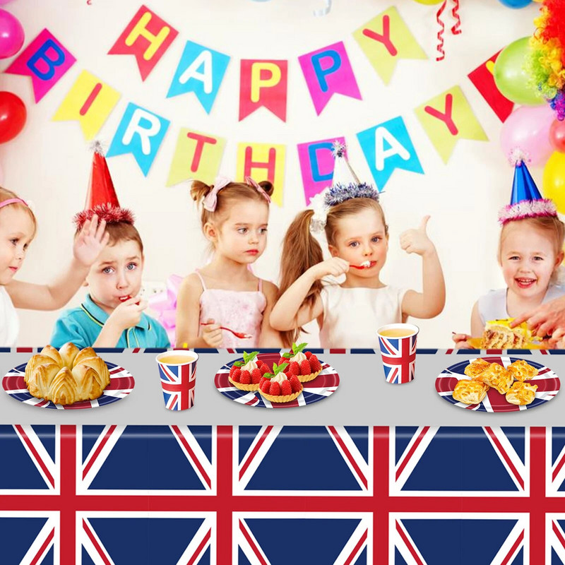 220x130cm stolnjak s zastavom Union Jacka Vodootporni pokrivač za stol s britanskom zastavom Britanski PE stolnjak s pokrivačem za stol Union Jack