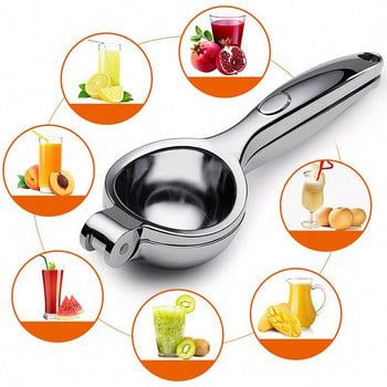 Εγχειρίδιο αποχυμωτή φρούτων λεμόνι οικιακής χρήσης από ανοξείδωτο ατσάλι Citrus Orange Hand Squeeer Machine Press Ανθεκτικό εργαλείο κουζίνας