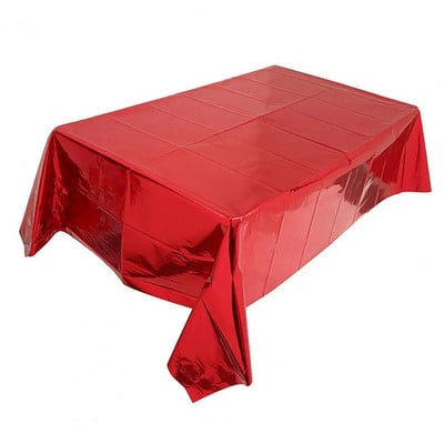 Dekoratyvinė vienkartinė staltiesė, detali rožinio aukso aukso spalvos stalo danga Namų apyvokos reikmenys