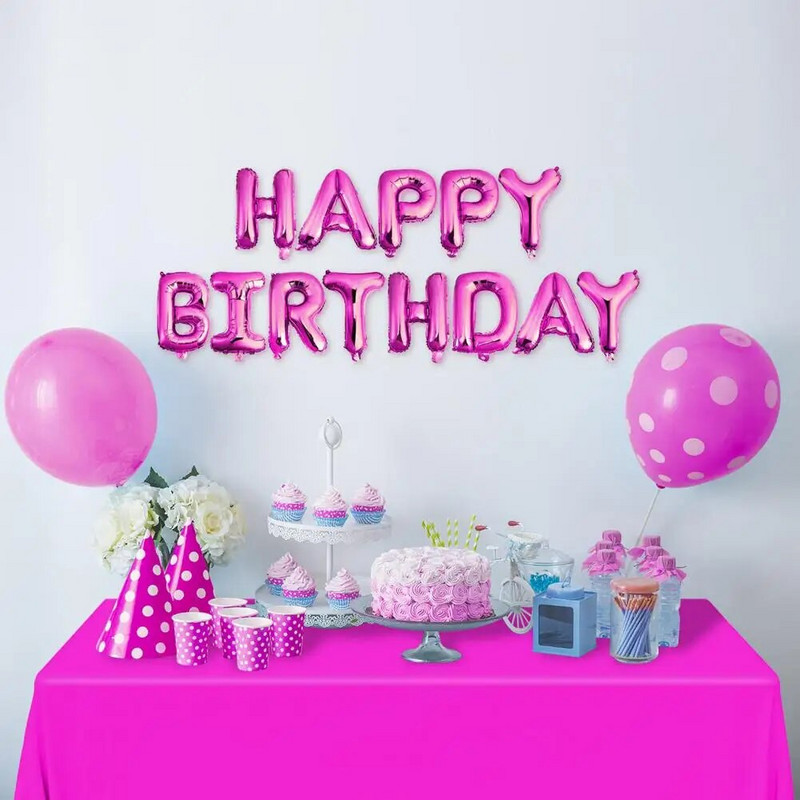 Dekoratyvinė vienkartinė staltiesė, detali rožinio aukso aukso spalvos stalo danga Namų apyvokos reikmenys