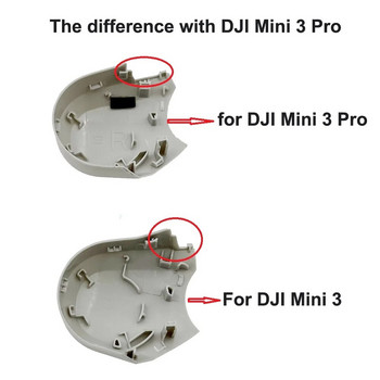 Оригинален нов преден страничен капак за DJI Mini 3 лява дясна странична резервна част на корпуса (НЕ става за DJI Mini 3 Pro)
