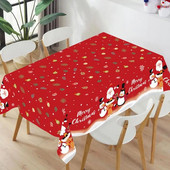 1 DB karácsonyi eldobható terítő különféle stílusokkal a parti dekorációhoz.