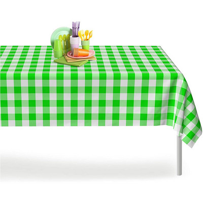 Plastični stolnjak za jednokratnu upotrebu Pravokutnik u boji debljine Visokokvalitetni plastični desertni stolnjak prikladan za piknik roštilj na zabavi