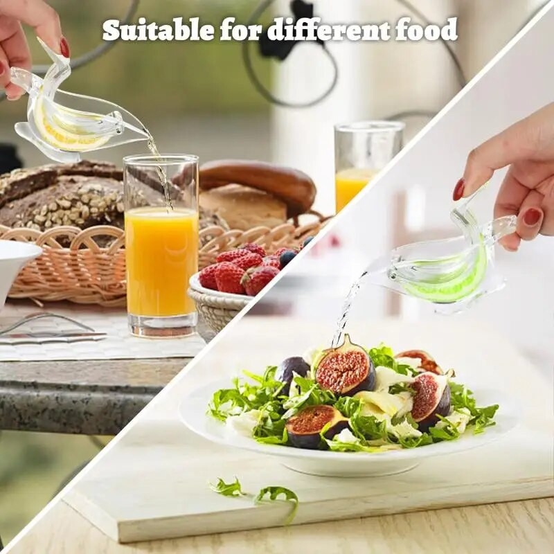 3/2/1PC Kuhinja Kućni Slip Tool Press Squeeze Fruit Mini Ručni sokovnik Prozirni prijenosni sokovnik Naranča Limun Ručni sokovnik u obliku ptice