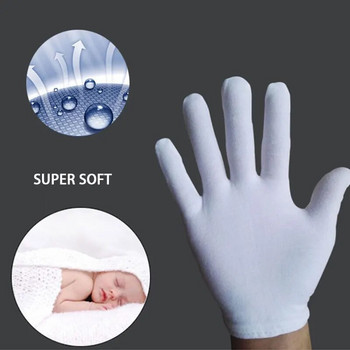12 чифта работни сервиращи устойчиви на износване защитни ръкавици за ръце памучни смеси маникюр устойчиви на пот трудова застраховка неплъзгащи се