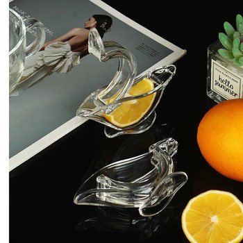 Lemon Manual Juicer Press Squeeze Fruit Mini Manual Αποχυμωτής Σχήμα πουλιών Διαφανές φορητό για πορτοκαλί Εργαλείο σπιτιών κουζίνας