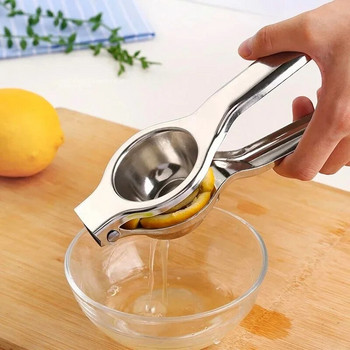 Αποχυμωτής λεμονιού 304 Εγχειρίδιο αποχυμωτής φρούτων από ανοξείδωτο ατσάλι Citrus Juicer Lemon Lime Orange Extract Gadgets κουζίνας