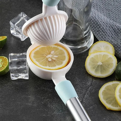 Мини изстисквачка за портокал и лимон Ръчна ръчна сокоизстисквачка Инструмент за натискане на плодов сок Кухненски джаджи