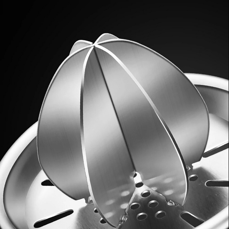 Rankinė sulčiaspaudė Fruit Masher 304 nerūdijančio plieno citrusinių apelsinų sulčiaspaudė Neapdorotų rankomis spaustų sulčių aparato virtuvės priedai