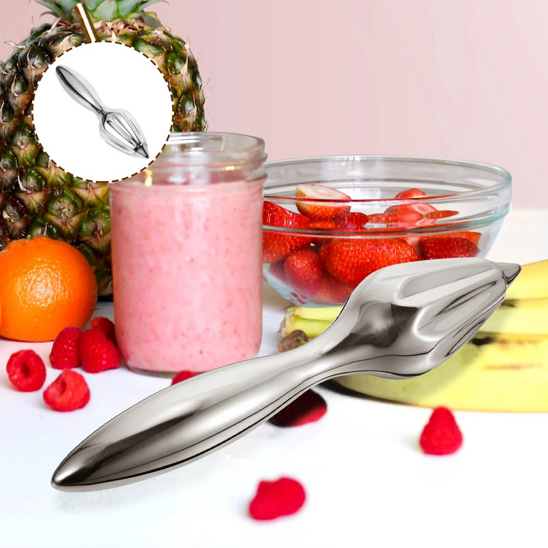 Citrinų kūgio rankinė citrusinių vaisių spūstyklė Vaisių spaudimo įtaisas Rankiniai įrankiai Sultys Nerūdijančio plieno sulčiaspaudė