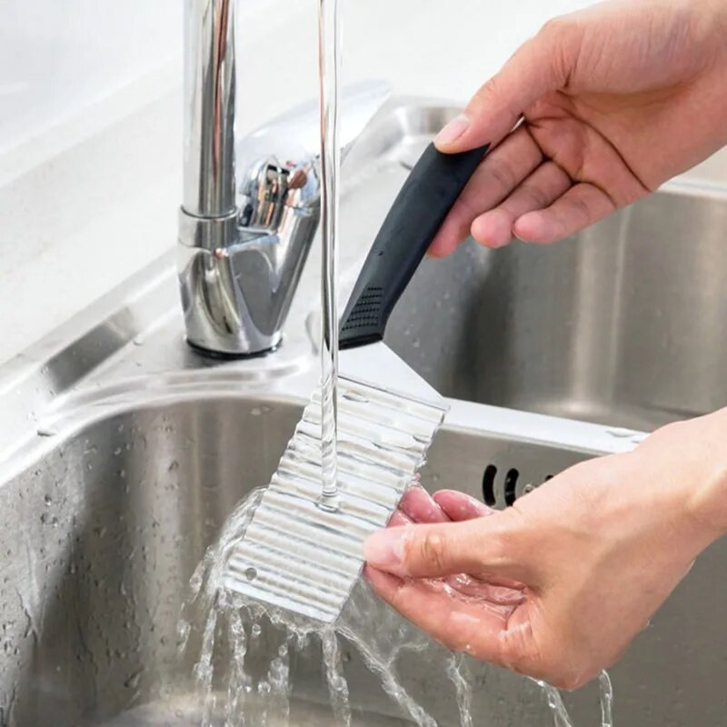 Ανοξείδωτο ατσάλι κυματιστή πατάτα κοπής λαχανικών και φρούτων κυματοειδές μαχαίρι κοπής πλισέ τηγανιτές πατάτες σαλάτα κοπή πατάτας