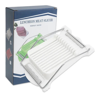 Rozsdamentes acél 10 vezetékes ebéd hús tojásszeletelő többcélú ételszeletelő ebéd húsvágó sonkák spam sajtszeletelő konyhai kütyük