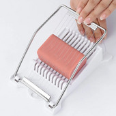 Nerūdijančio plieno pietų mėsos pjaustyklė, daugiafunkcė rankinė kiaušinių pjaustyklė, daržovių vaisių kumpio sušių pjaustyklė Virtuvės gaminimo įrankiai