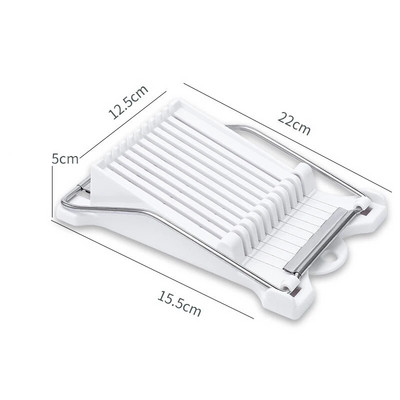 Nerūdijančio plieno pietų mėsos pjaustyklė, daugiafunkcė rankinė kiaušinių pjaustyklė, daržovių vaisių kumpio sušių pjaustyklė Virtuvės gaminimo įrankiai