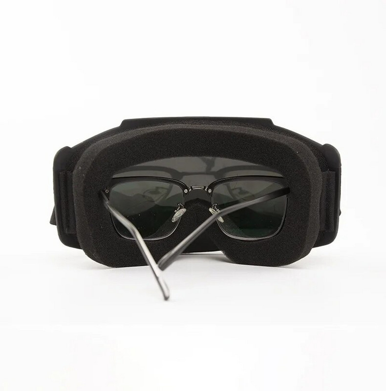 Važiavimas dviračiu Motokroso akiniai nuo saulės Slidinėjimo snieglenčių akiniai Kaukės akiniai šalmas Taktiniai vėjui atsparūs motociklų akiniai kaukės