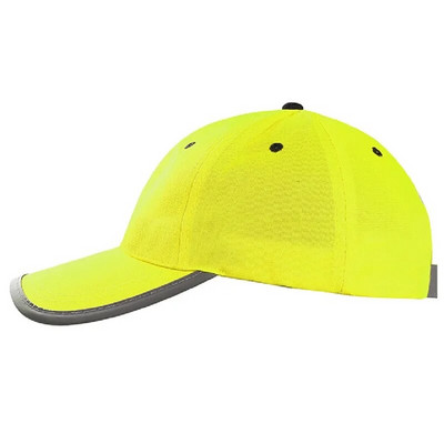 Ανακλαστικό καπέλο μπέιζμπολ υψηλής ορατότητας Κίτρινο καπέλο ασφαλείας Κράνος εργασίας που πλένεται Καπέλο ασφαλείας Καπέλο κυκλοφορίας Σκληρό καπέλο