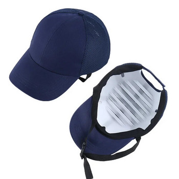 Нова предпазна шапка за работа, каска, бейзболна шапка в стил защитна предпазна каска за работно място, носене на предпазна глава