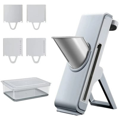 Mașina de feliere este potrivită pentru bucătărie și tocator de legume Grosime reglabilă sigură Julienne și feliere Mașină de feliat legume