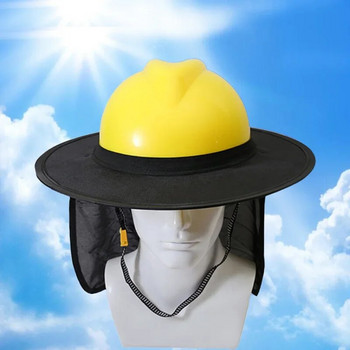 Κάλυμμα καπέλου καπέλου με αντανακλαστικό σκληρό καπέλο ασπίδα λαιμού ασφαλείας κατασκευής Κιτ αντανακλαστικής λωρίδας