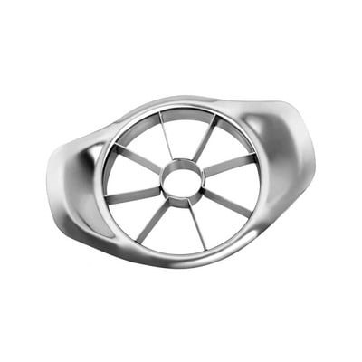 Roostevabast terasest õunalõikur puuviljajagaja kann Puuviljaavaja õuna lõikamise idee