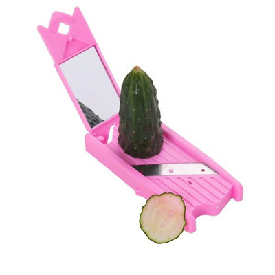 Veido grožio agurkų kaukių pjaustyklės su veidrodžiu laiko taupančios daržovių skustuklės virtuvės reikmenys