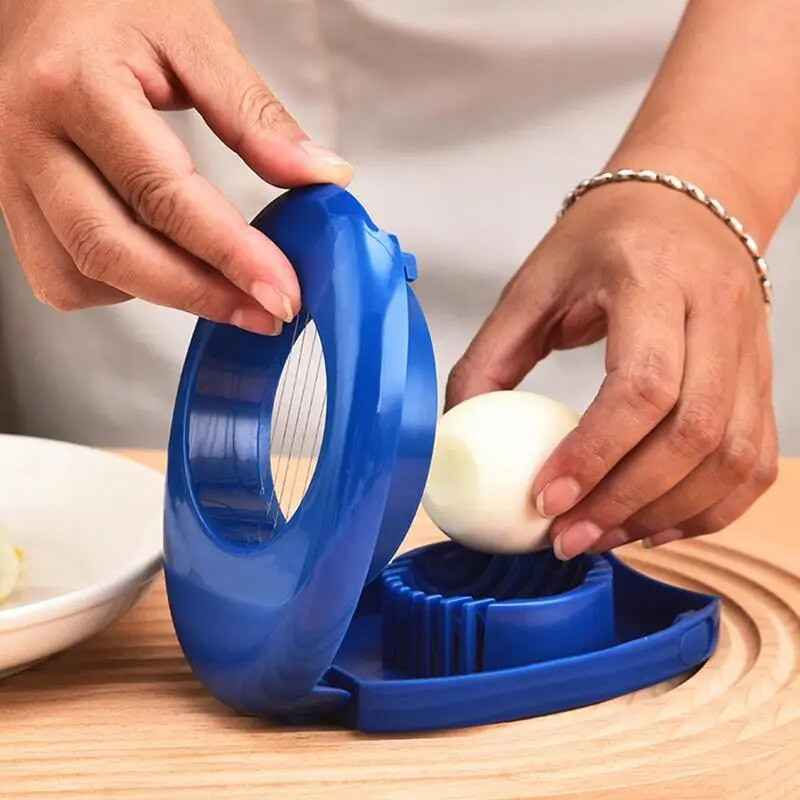 Tojásvágó kemény tojás szeletelő többfunkciós tojásszeletelőkhöz Szakaszvágó elválasztó Kézi konyhai robotgépek Konyhai eszközök
