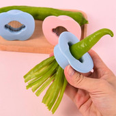 Naujas žalias svogūnas paprastas pjaustyklės smulkintuvas slyvų žiedų pjaustytų žaliųjų svogūnų vielos brėžinys Super smulkūs daržovių smulkintuvo virtuvės priedai