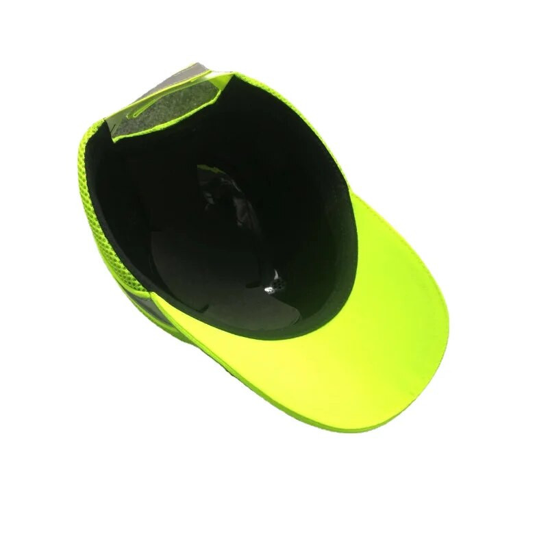 Darbo sauga Apsauginis šalmo dangtelis Kietas vidinis apvalkalas beisbolo kepurė, fluorescencinė darbui Gamyklos parduotuvė, nešiojimo galvos apsauga