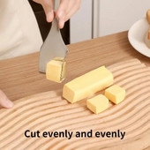 Võilõikur Mugav roostevabast terasest täisnurkne kuju Roostekindel vastupidav juust Tööriistad Juustuviilutaja Hõbedane Kõrge karedus