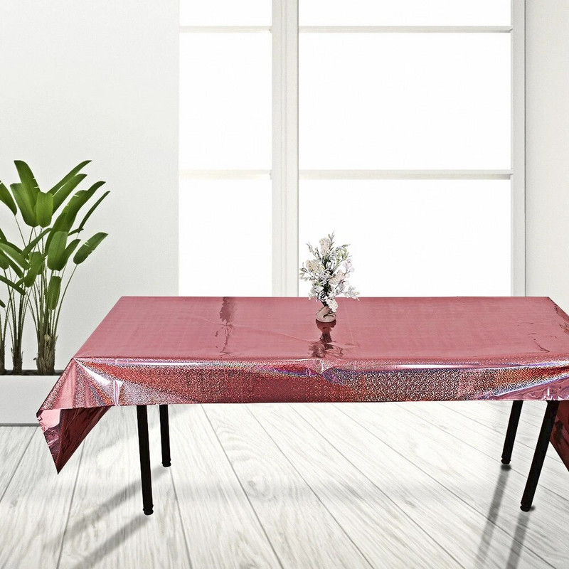 Vienkartinė gimtadienio vakarėlio staltiesė Lazerinė staltiesė Vestuvių Kalėdų dekoravimo reikmenys Neperšlampami alyvai atsparūs stalo dangčiai