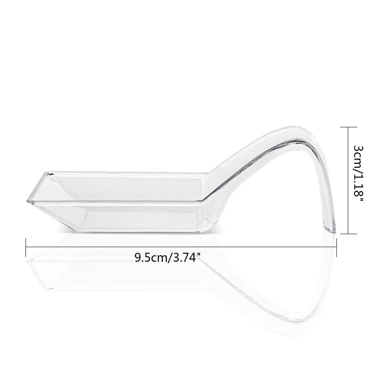 20 vnt. Plastikiniai užkandžių šaukštai Vienkartiniai ragavimo šaukštai želė ledams