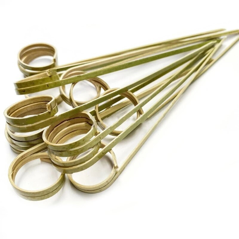 2024 m. Nauji 100 vienetų vienkartiniai maisto iešmai Maisto rinktukai Medienos švediško stalo pyragaičiai vaisių šakutės