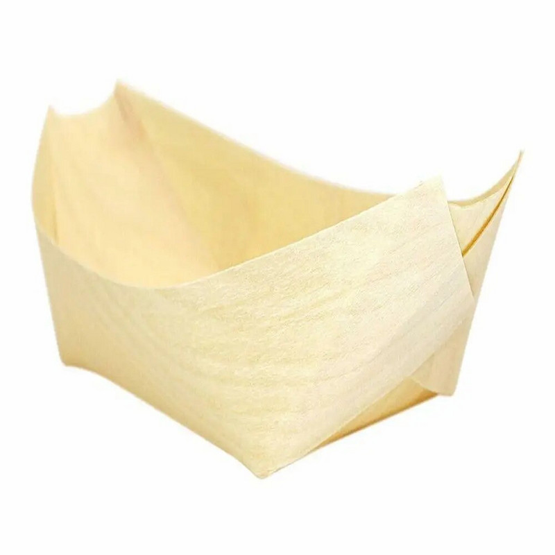 50 vnt suši pušies valties serviravimo padėklas medinis dubuo maitinimo torto įrankis