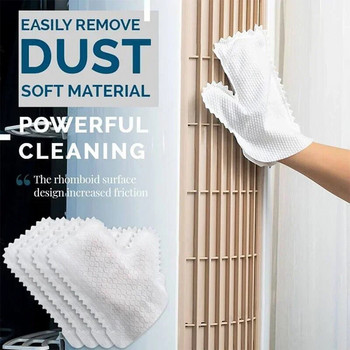 Γάντια καθαρισμού σκόνης πλυσίματος Γάντια καθαρισμού ζυγαριάς ψαριών Επαναχρησιμοποιήσιμα γάντια οικιακής ίνας κουζίνας Καθαρά εργαλεία