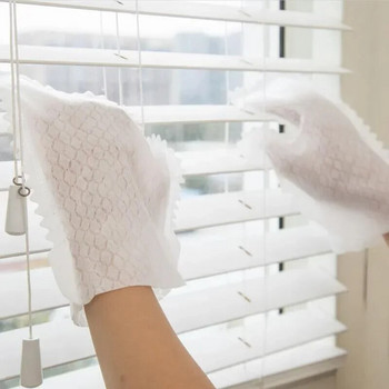 Ръкавици за почистване на прах за почистване на рибени люспи Ръкавици за прах за многократна употреба Домакински кухненски ръкавици Чисти инструменти