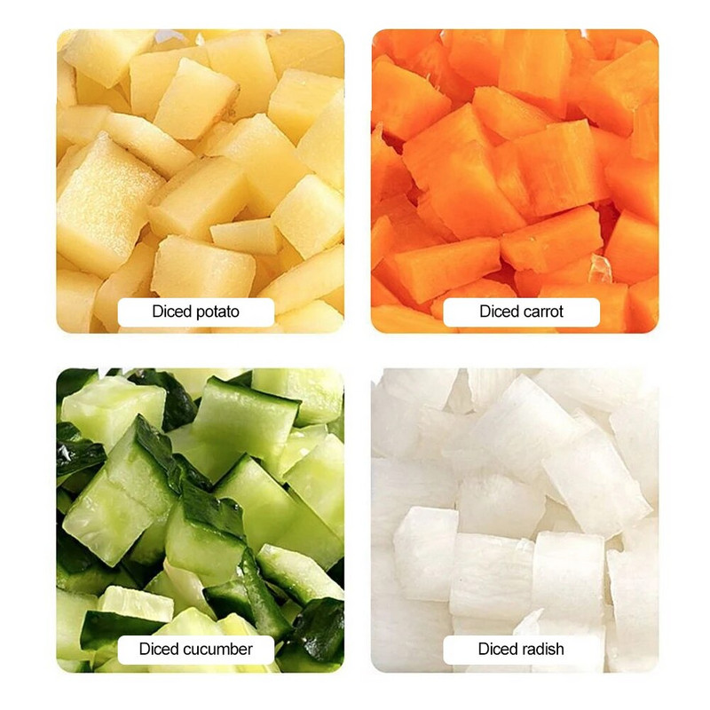 Friss sütővágó 2 pengével, rozsdamentes acél kézi burgonyaszeletelő aprító Burgonya aprító burgonyához Uborka sárgarépa