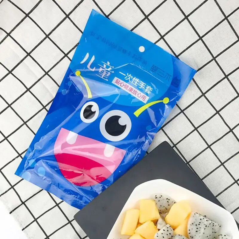 Vaikų vienkartinės pirštinės 100 vnt. Lauko kepsninės Maisto gaminimo priedai kepimui Desertas Duonos pyrago priedas