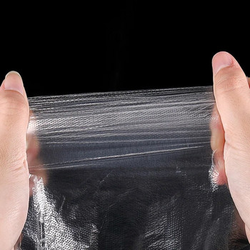100/200 бр. Пластмасови големи полиетиленови прозрачни ръкавици за еднократна употреба Справяне с храна Готвене Почистване Кухня Ресторант Барбекю Аксесоар