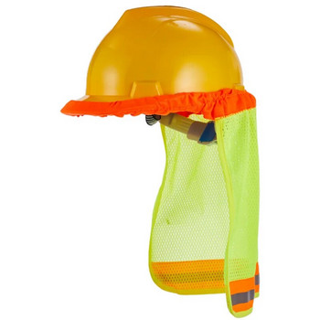 Ασφάλεια κατασκευής Ανακλαστικό σκληρό καπέλο ασπίδα λαιμού Κράνος αντηλιακής σκιάς Ανακλαστικό κιτ λωρίδας Καλοκαιρινή προστασία από τον ήλιο Αποτροπή ηλιακού εγκαύματος