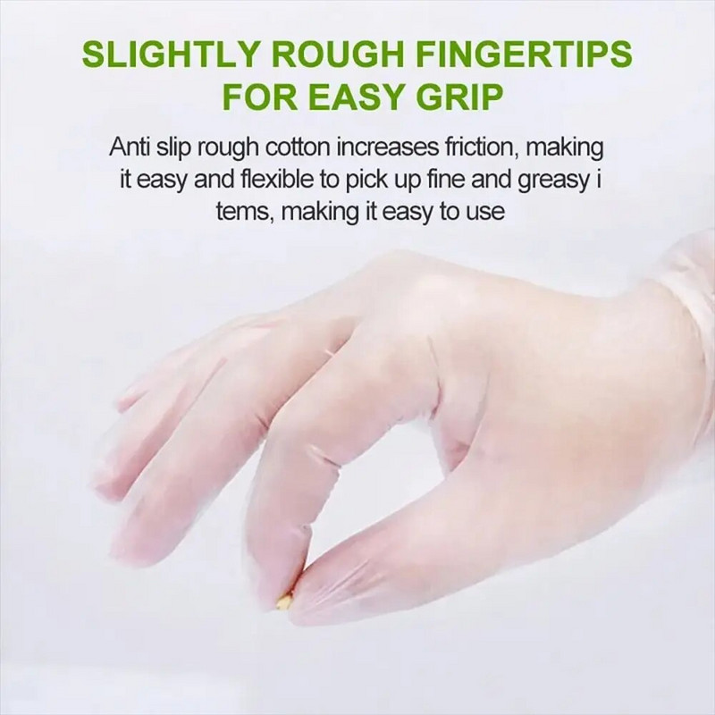 100db Savas munkavédelmi eldobható kesztyűk Új TPE élelmiszer minőségű tisztítókesztyűk átlátszó csúszásmentes latexmentes kesztyűk