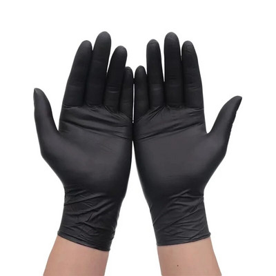 10/20 buc mănuși de unică folosință mănuși impermeabile din latex negru din nitril pentru uz casnic, bucătărie, laborator, mănuși de curățare, unelte pentru prăjituri