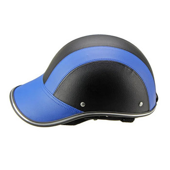 Мотоциклетен шлем с половината каска Стил на бейзболна шапка Половина лицева каска Електрически велосипед Скутер Анти-UV защитна каска