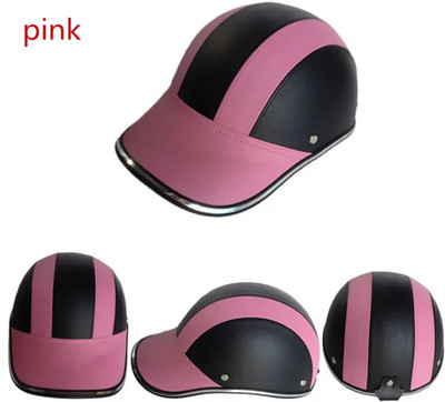 Motociklo pusės šalmas beisbolo kepuraitė, pusės veido šalmas, elektrinis dviračio paspirtukas, apsauga nuo UV spindulių