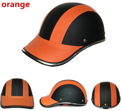 Motociklo pusės šalmas beisbolo kepuraitė, pusės veido šalmas, elektrinis dviračio paspirtukas, apsauga nuo UV spindulių