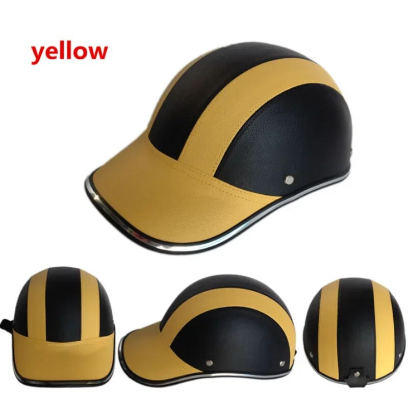 Motociklo pusės šalmas beisbolo kepuraitė, pusės veido šalmas, elektrinis dviračio paspirtukas, apsauga nuo UV spindulių