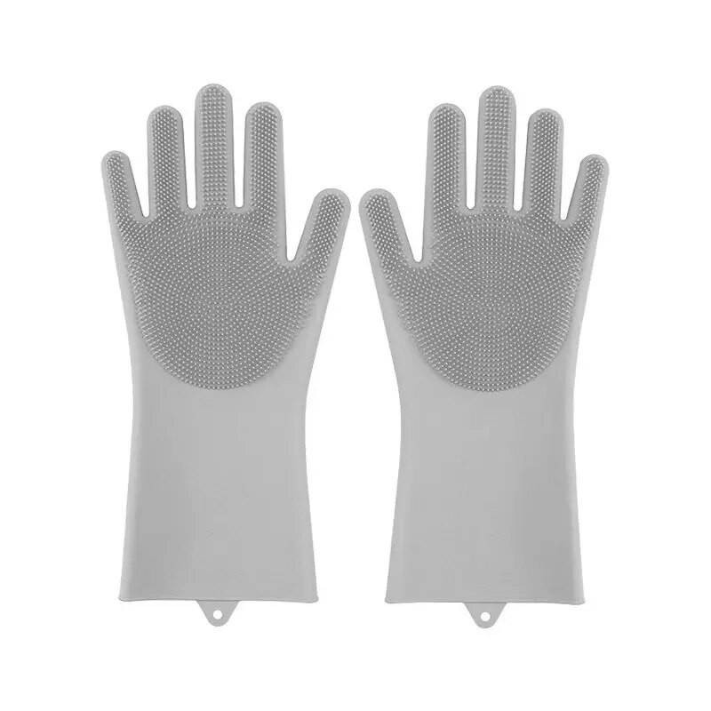 2 buc/1 pereche mănuși magice de curățare pentru spălat vase din silicon, mănuși multifuncționale pentru exfoliant, perie pentru curățarea gospodăriei de bucătărie