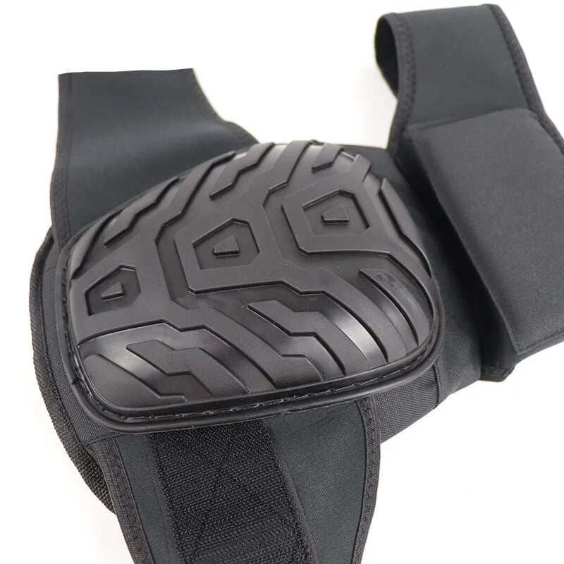 1 buc Genunchiere de lucru în aer liber Material PVC negru Grădină Clădire industrială DIY Îngenunchiere Reparație mașină Echipament de protecție rezistent la uzură