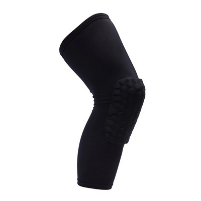 Genunchier lungit de tip fagure, elastic pentru baschet, fotbal, genunchiere, protectie respirabilă pentru genunchi pentru călărie în aer liber