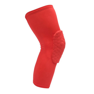 Genunchier lungit de tip fagure, elastic pentru baschet, fotbal, genunchiere, protectie respirabilă pentru genunchi pentru călărie în aer liber